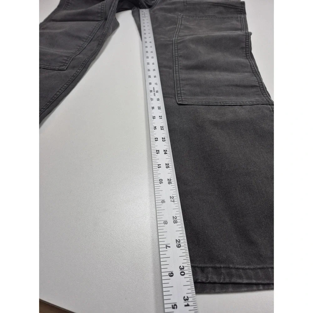 REI Co-op Women's Trailsmith Pants Utility Style Canvas Gray 14 Double Knee